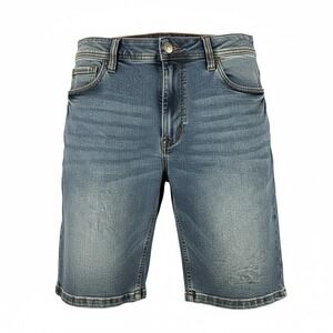 Artful Rebel Men's Jeans Shorts Size 36 Blue Wash Inseam "11 Stylish